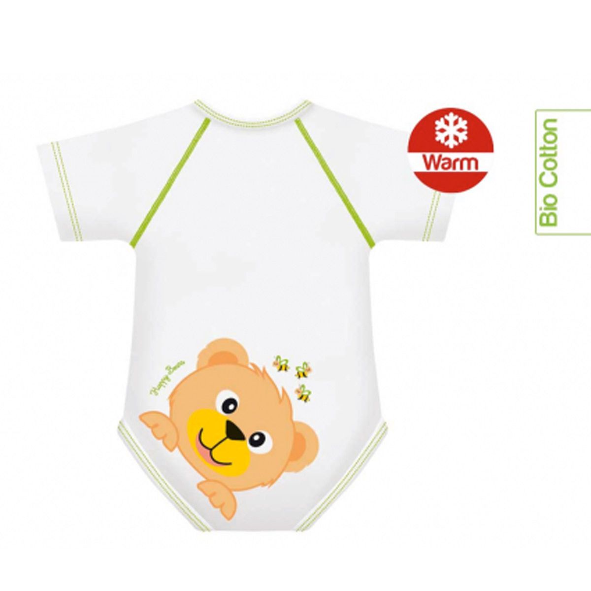 J-bimbi Body Neonato 0-36 Mesi Cotone Bio Orso