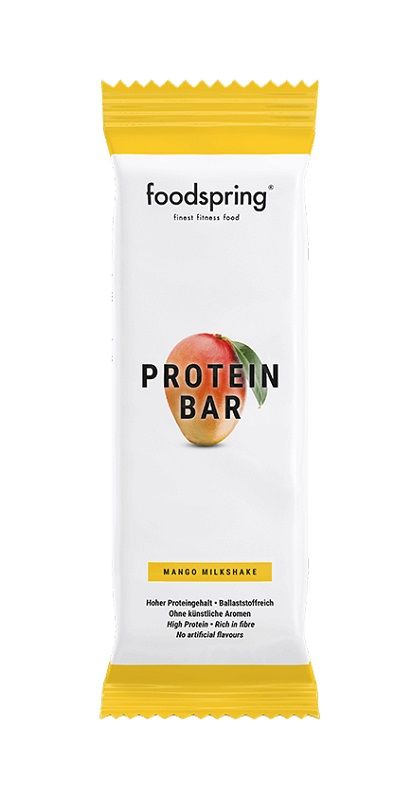 Foodspring Barretta proteica Milkshake E Mango Barretta Iperproteica 60g