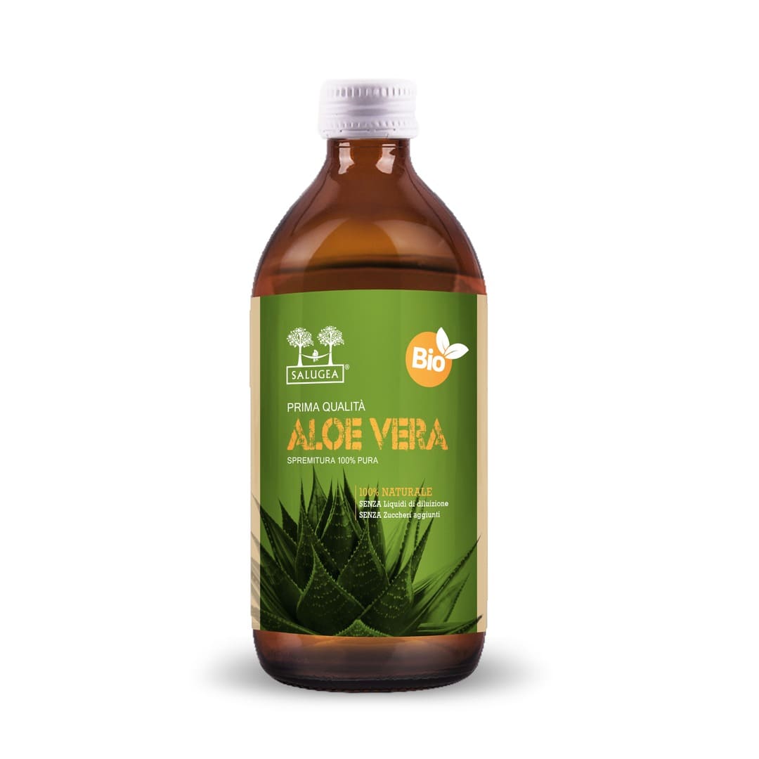 Salugea Succo Di Aloe Vera Bio 100% Puro 500ml