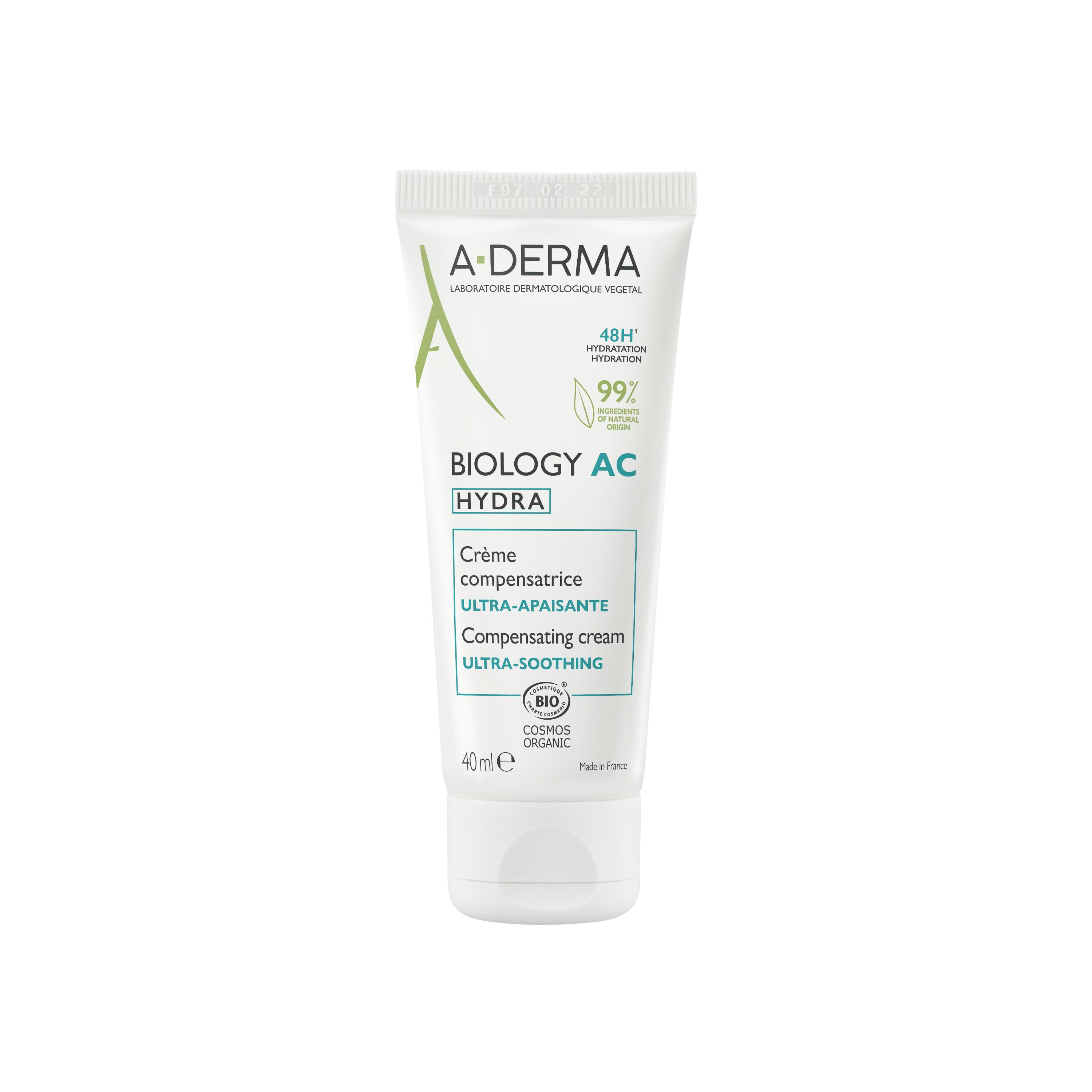 A-derma Biology Ac Hydra Crema Compensatrice Ultra Lenitiva 40ml