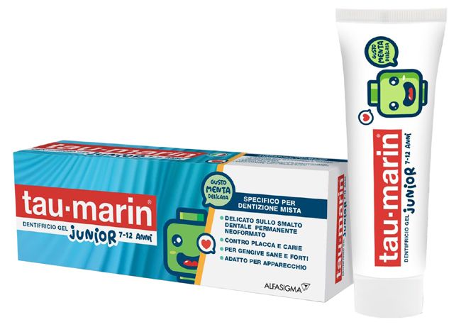 Tau Marin Dentifricio Gel Junior 7-12 Anni 50ml