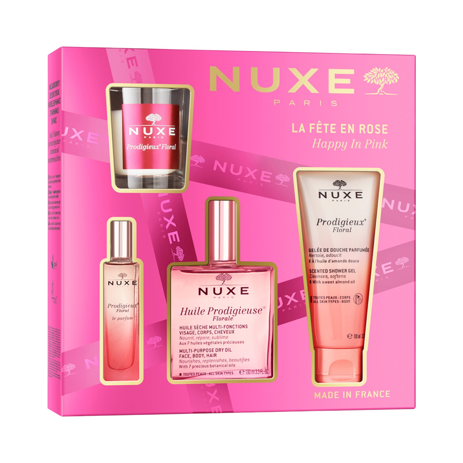 950963583 - NUXE COFFRET HUILE PRODIGIEUSE FLORALE 2025 1 HUILE PRODIGIEUSE FLORALE 100 ML + 1 PRODIGIEUX FLORAL LE PARFUM 15 ML + 1 PRODIGIEUX FLORAL SCENTED SHOWER GEL 100 ML + FLORAL CANDLE - 4834474_1.jpg