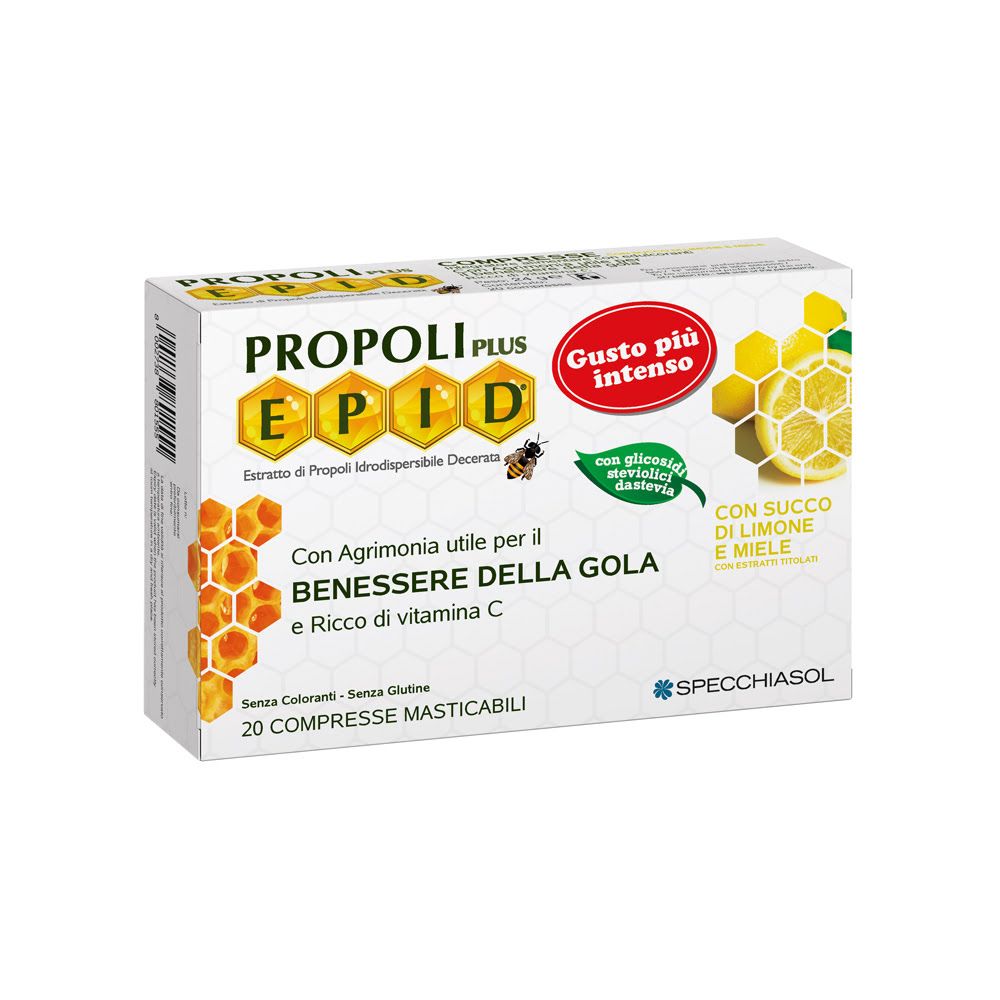 Epid Limone E Miele Benessere Gola 20 Compresse