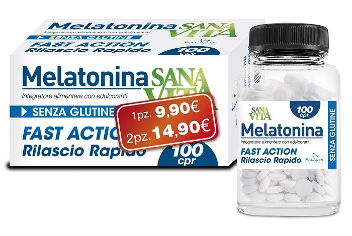 Sanavita Melatonina Integratore 100 Compresse