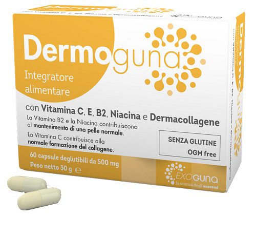 Dermoguna 500mg Integratore Pelle 60 Capsule