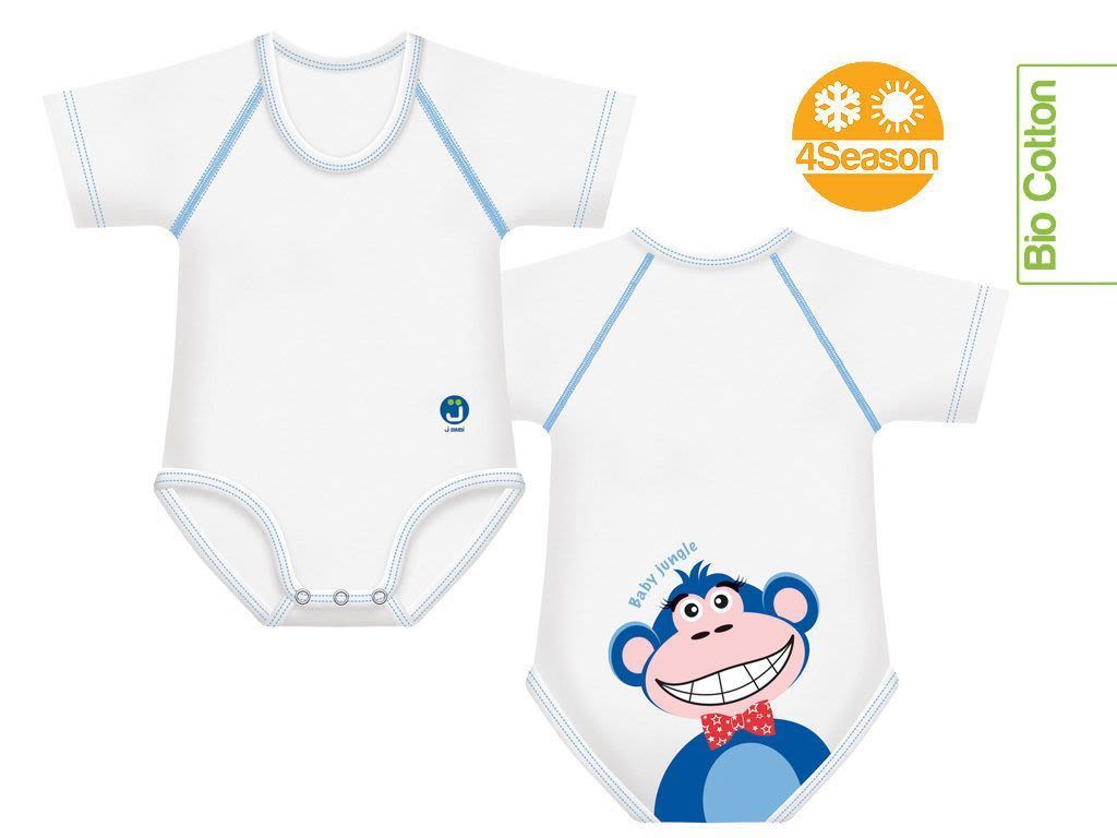 982736985 - J-Bimbi 0-36 mesi Baby Jungle Collection Scimmia Body neonato - 4738932_2.jpg