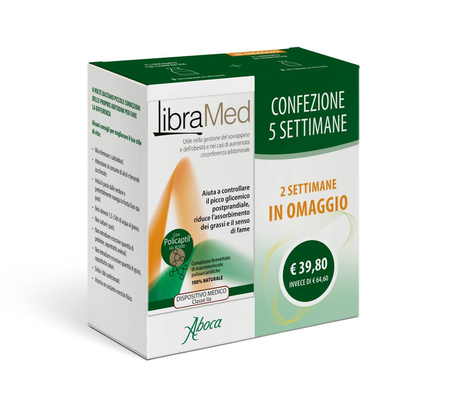 Aboca Libramed Trattamento 5 Settimane 138+84 Compresse