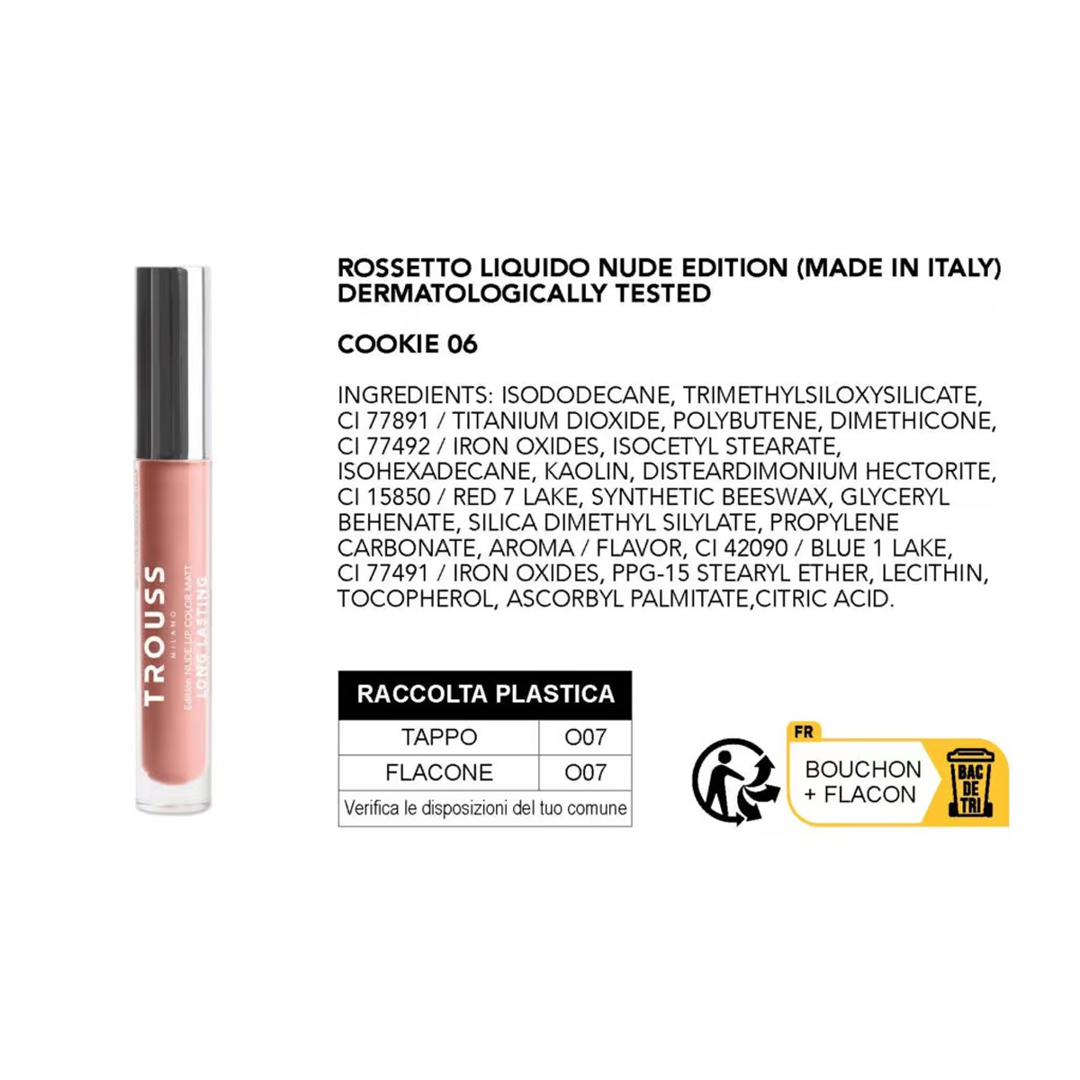 985518214 - Trouss Milano Liquid Lipstick Rossetto liquido 06 Cookie - 4742219_2.jpg