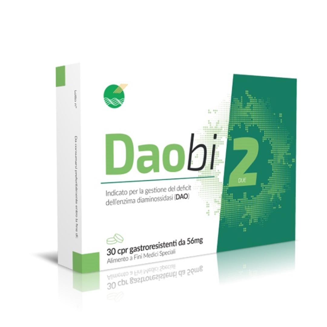 Daobi 2 Integratore Deficit Dell’enzima Diaminossidasi 30 Compresse Gastroresistenti