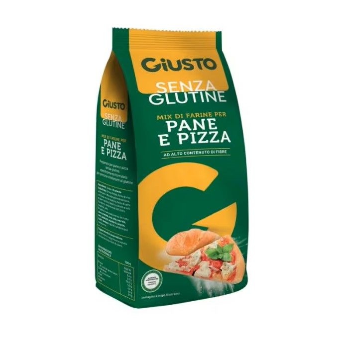 Giusto Mix Farine Per Pane E Pizza Senza Glutine 500g