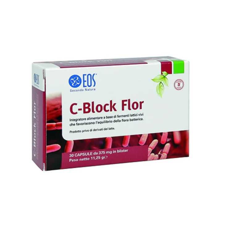 Eos C Block Integratore Fermenti Laticci Flora Batterica 30 Capsule