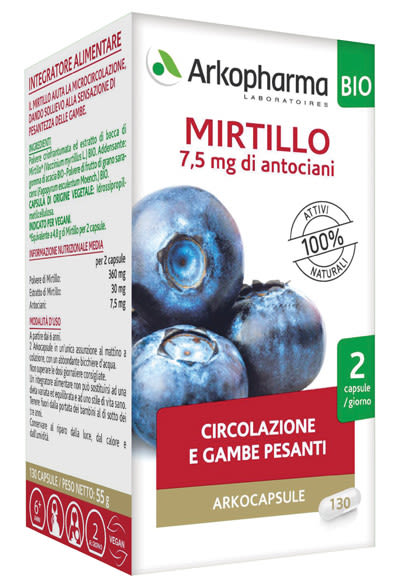 980542930 - Arkopharma Mirtillo Bio Integratore circolazione 130 arkocapsule - 4736617_2.jpg