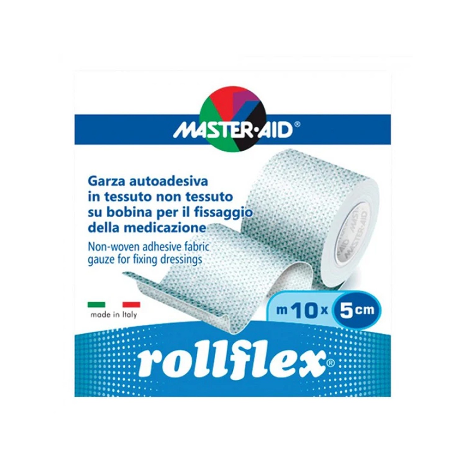 image - 909065664 - Garza autoadesiva monoestensibile, aerata, ipoallergenica e radiotrasparente, ideale per fissare medicazioni su articolazioni e aree difficili. - 7831672_2.jpg