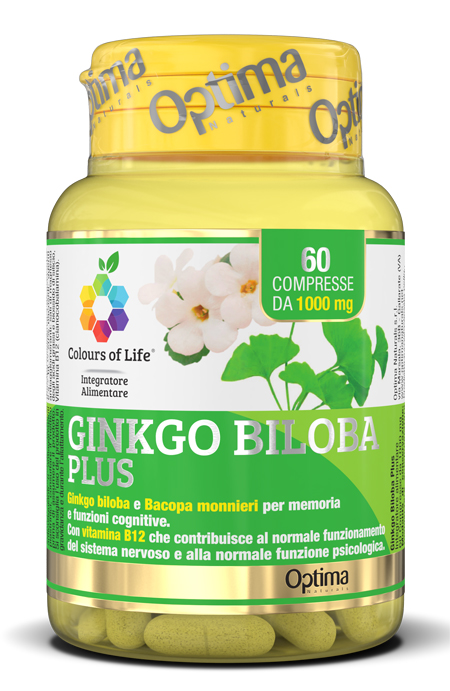 Colours Of Life Ginkgo Biloba Plus 1000mg 60 Compresse