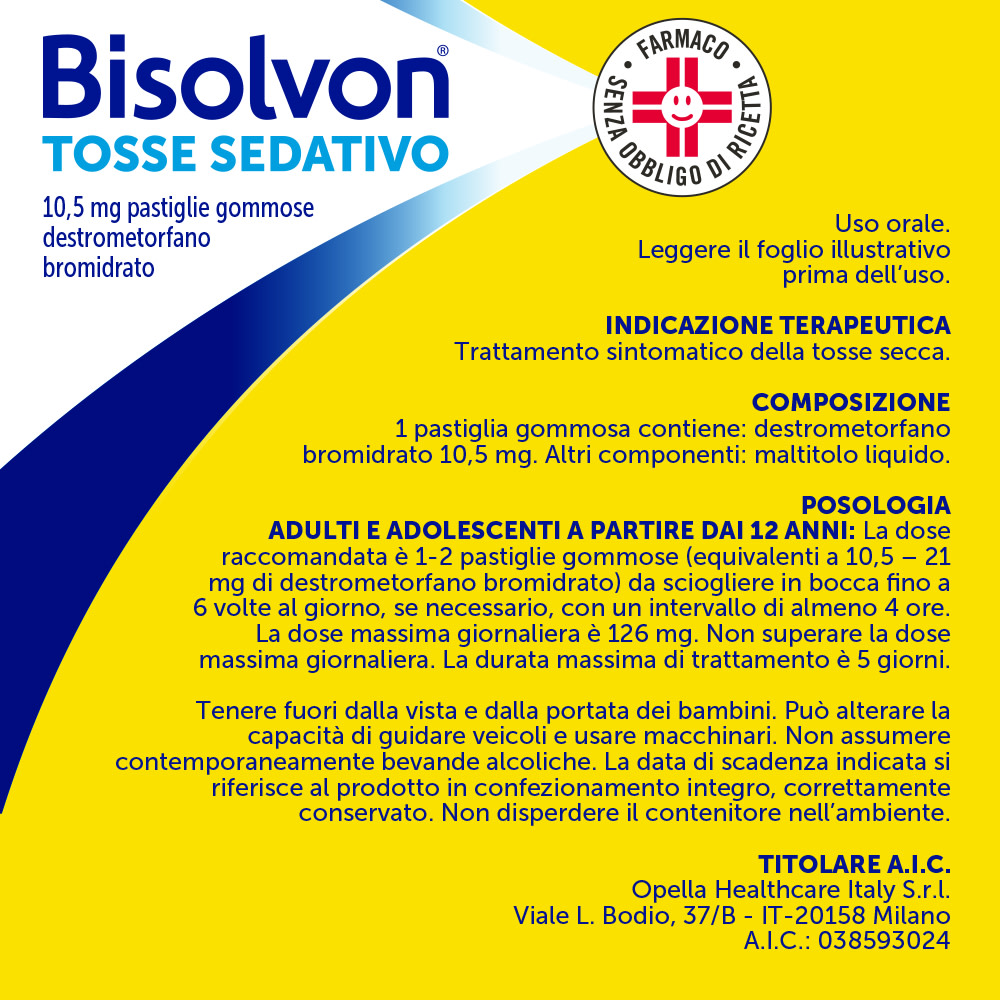 038593024 - BISOLVON TOSSE SEDATIVO*20 pastiglie gommose 10,5 mg - 7854898_2.jpg