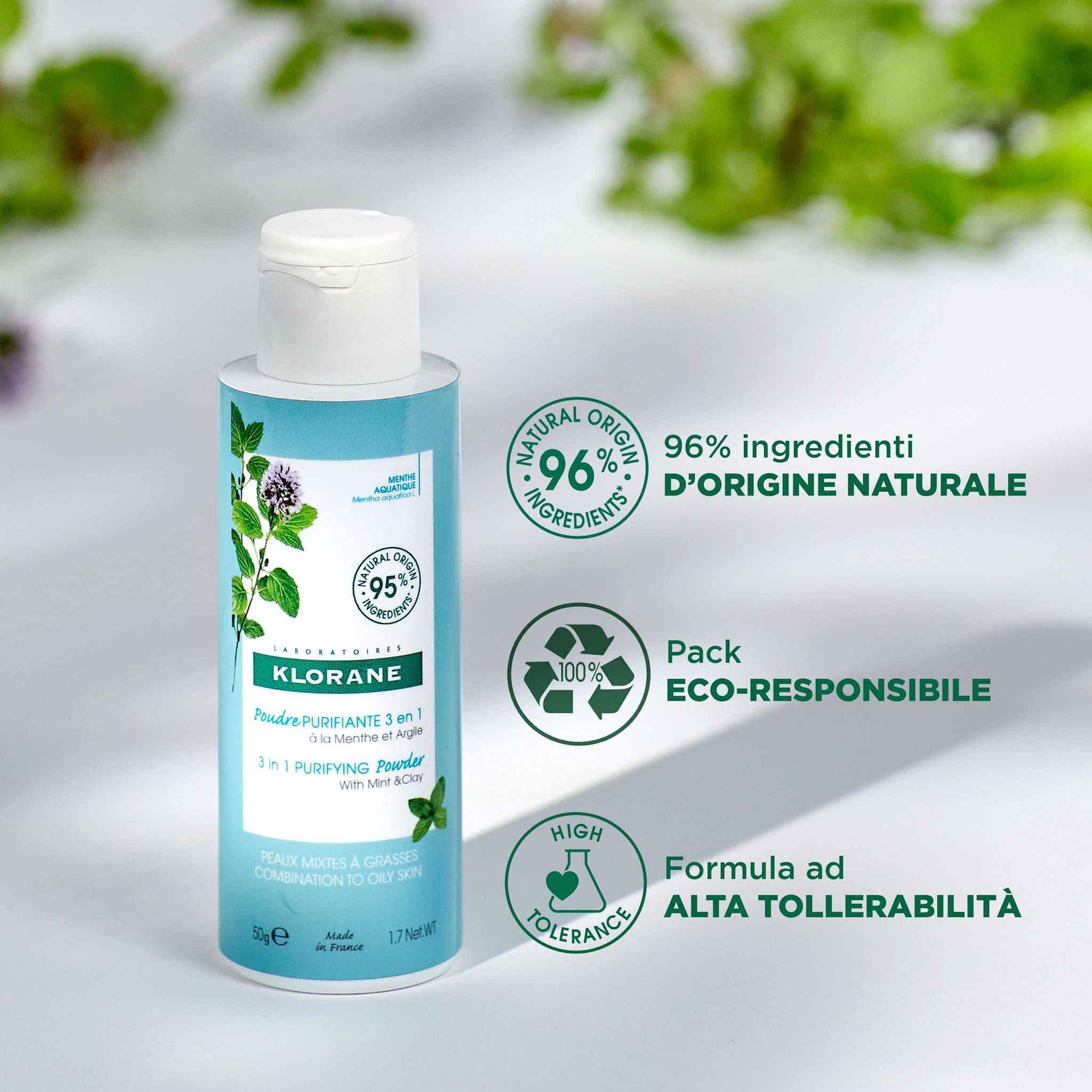 image - 982467591 - KLORANE POLVERE PURIFICANTE MENTA ACQUATICA 50 G - 4708594_2.jpg