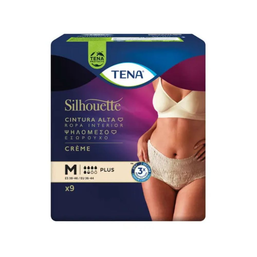image - 986860587 - PANNOLONE MUTANDINA TENA SILHOUETTE CREME MEDIUM 9 PEZZI - 4864468_1.jpg