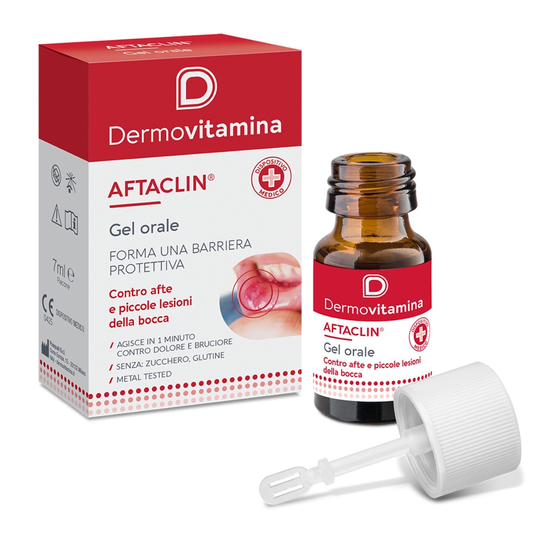 Dermovitamina Aftaclin Gel Orale 7ml