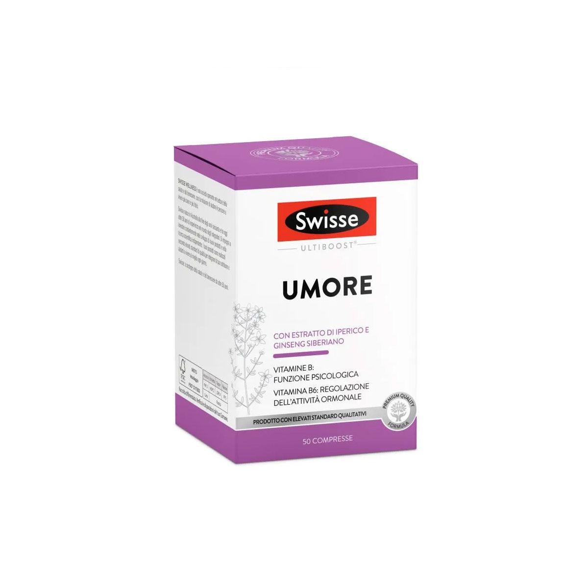 Swisse Umore Integratore Regolarità Ormonale 50 Compresse