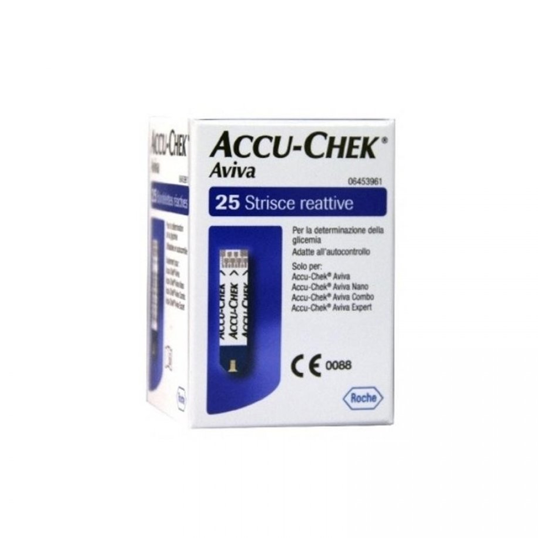 Accu-chek Aviva Strisce Misurazione Glicemia 25 Strisce