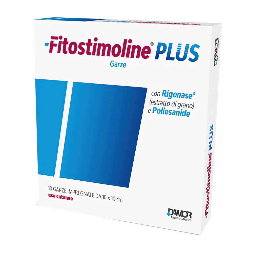 Fitostimoline Plus Garze Impregnate 10 Pezzi