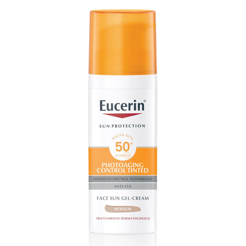 Eucerin Sun Photoaging Control Tinted Gel Crema SPF 50+ Medium 50ml