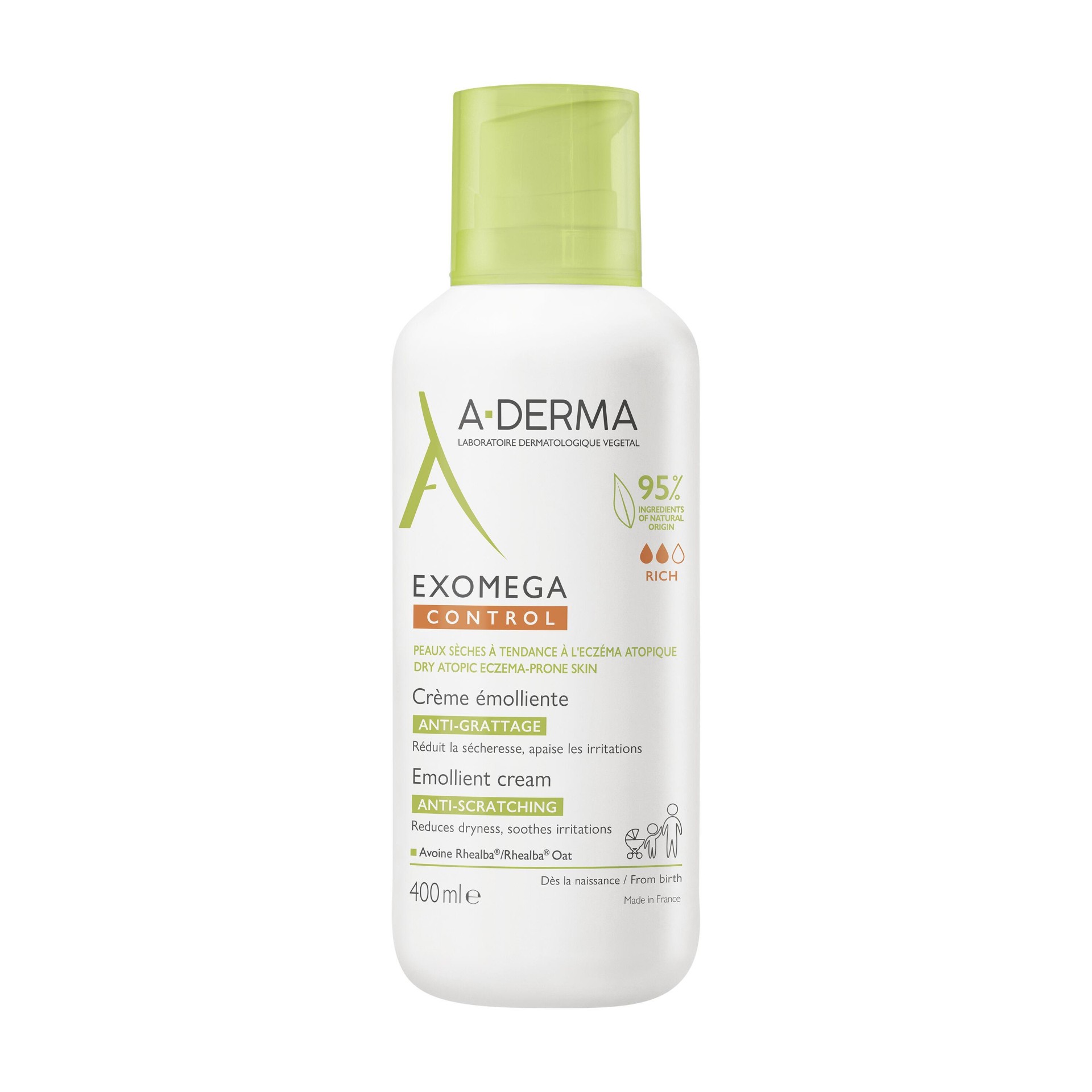 A derma Exomega Control Crema Emolliente Anti grattage Per Pelle Se...
