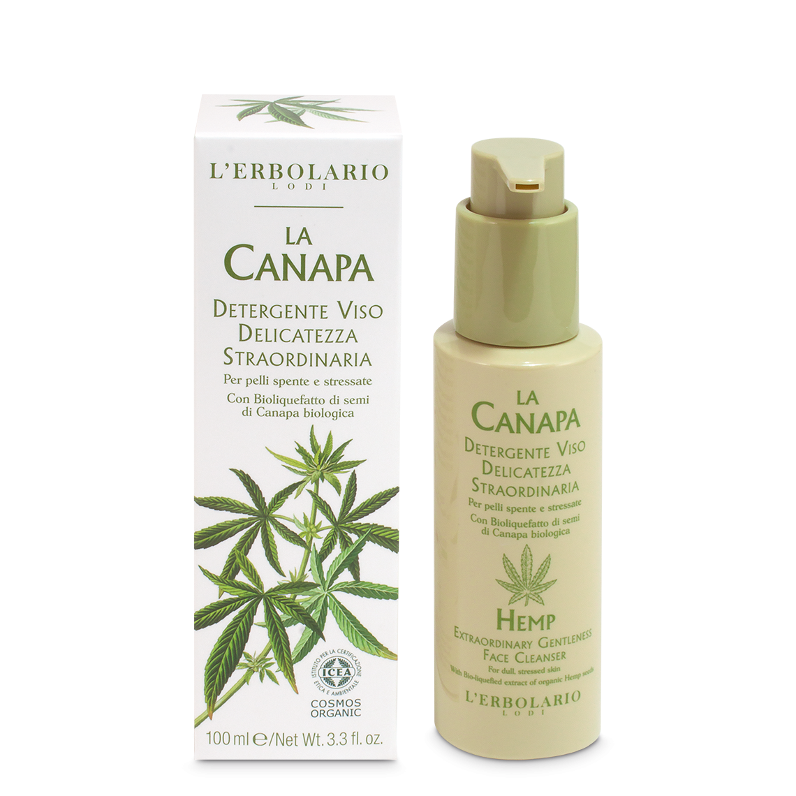 L'erbolario La Canapa Gel detersione Viso 100ml