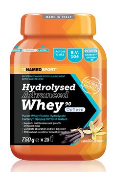 Named Sport Hydrolysed Advanced Whey Vaniglia Cream Barattolo Polvere Orale 740g