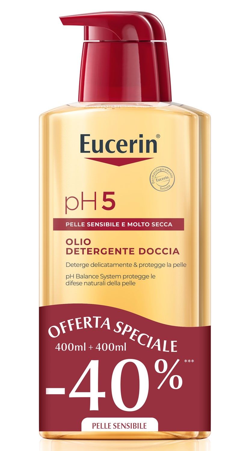 Eucerin Bi-pacco Ph5 Olio Detergente Doccia 400ml+400ml