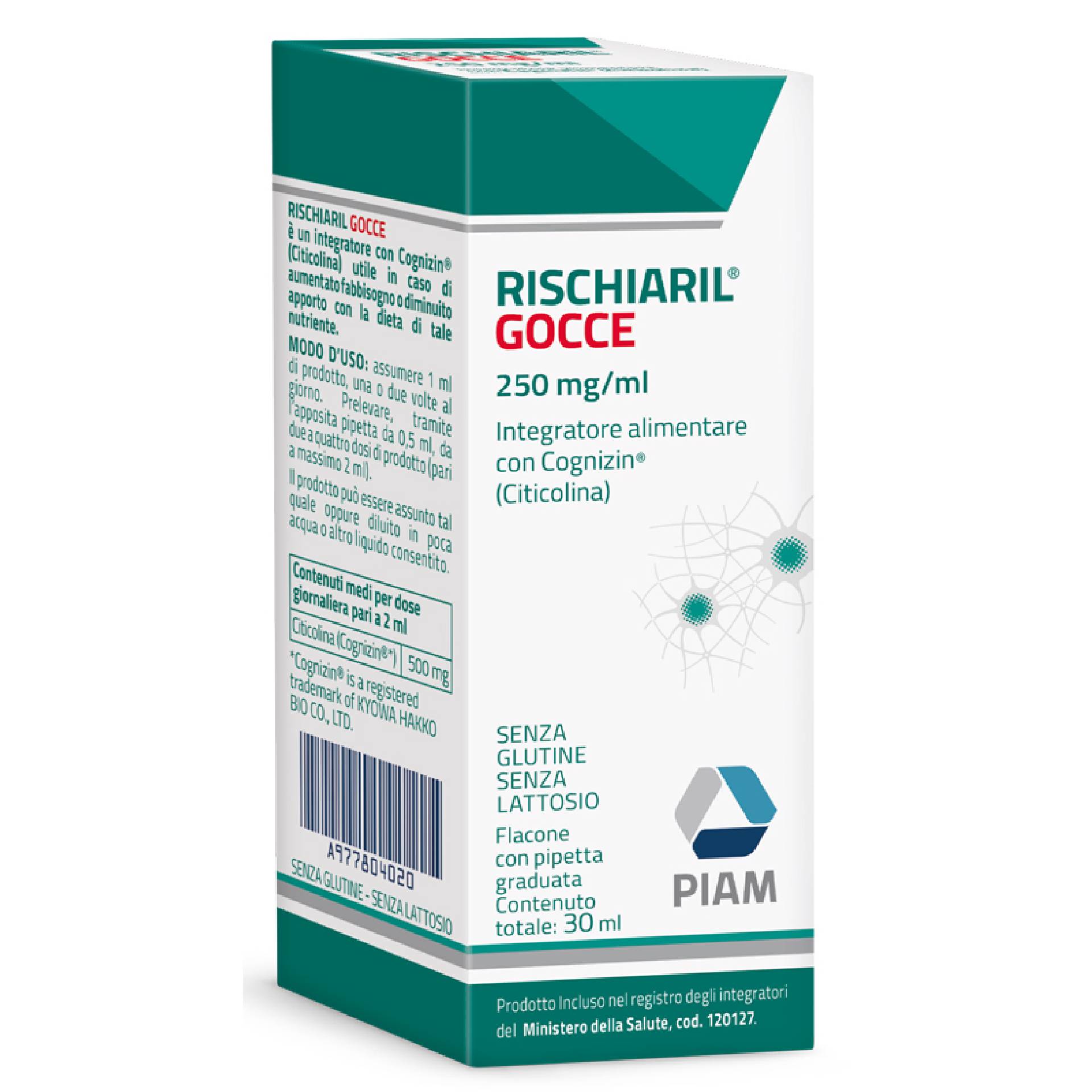 Rischiaril Gocce Integratore Di Cognizin 30ml