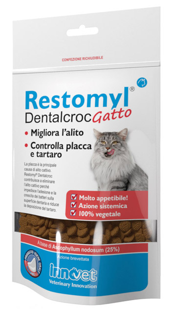 Restomyl Dentalcroc Supporto Nutrizionale Gatto 60g