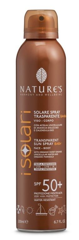 Nature's I Solari Spray Trasparente Baby SPF 50+ 200ml