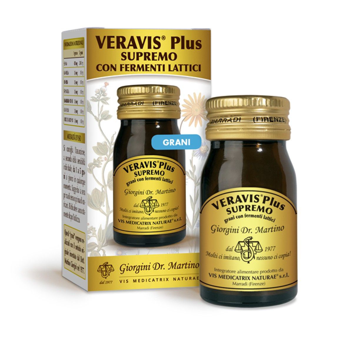 Dr.giorgini Veravis Plus Supremo Grani Integratore Fermenti Lattici 90g