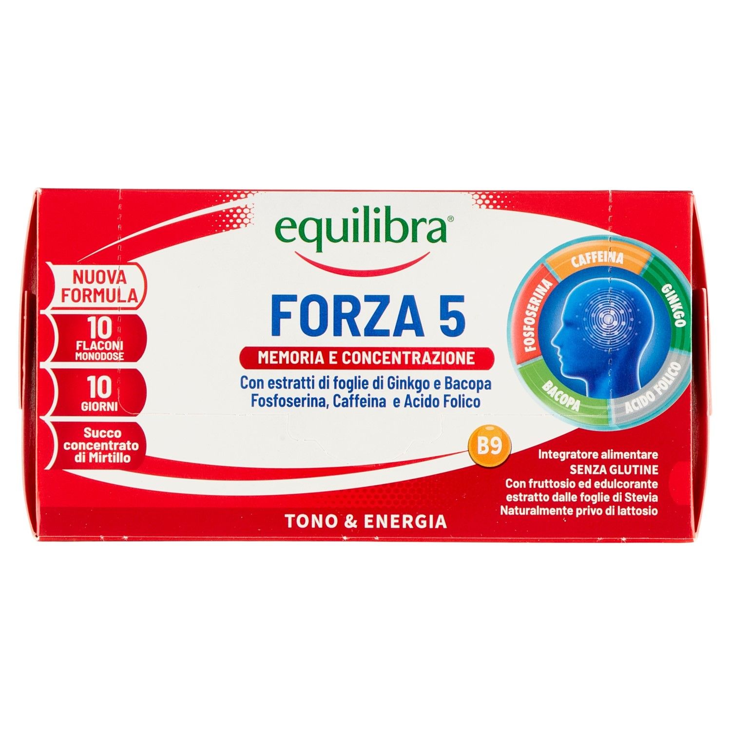 Equilibra Forza 5 Integratore Memoria 10 Flaconcini