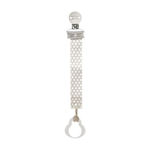 image - 973073935 - Clip salvasucchietto con design 2 in 1, agganciabile a succhietti con o senza anello, di colore tortora, consigliata per bambini da 0+ mesi. - 7891578_2.jpg