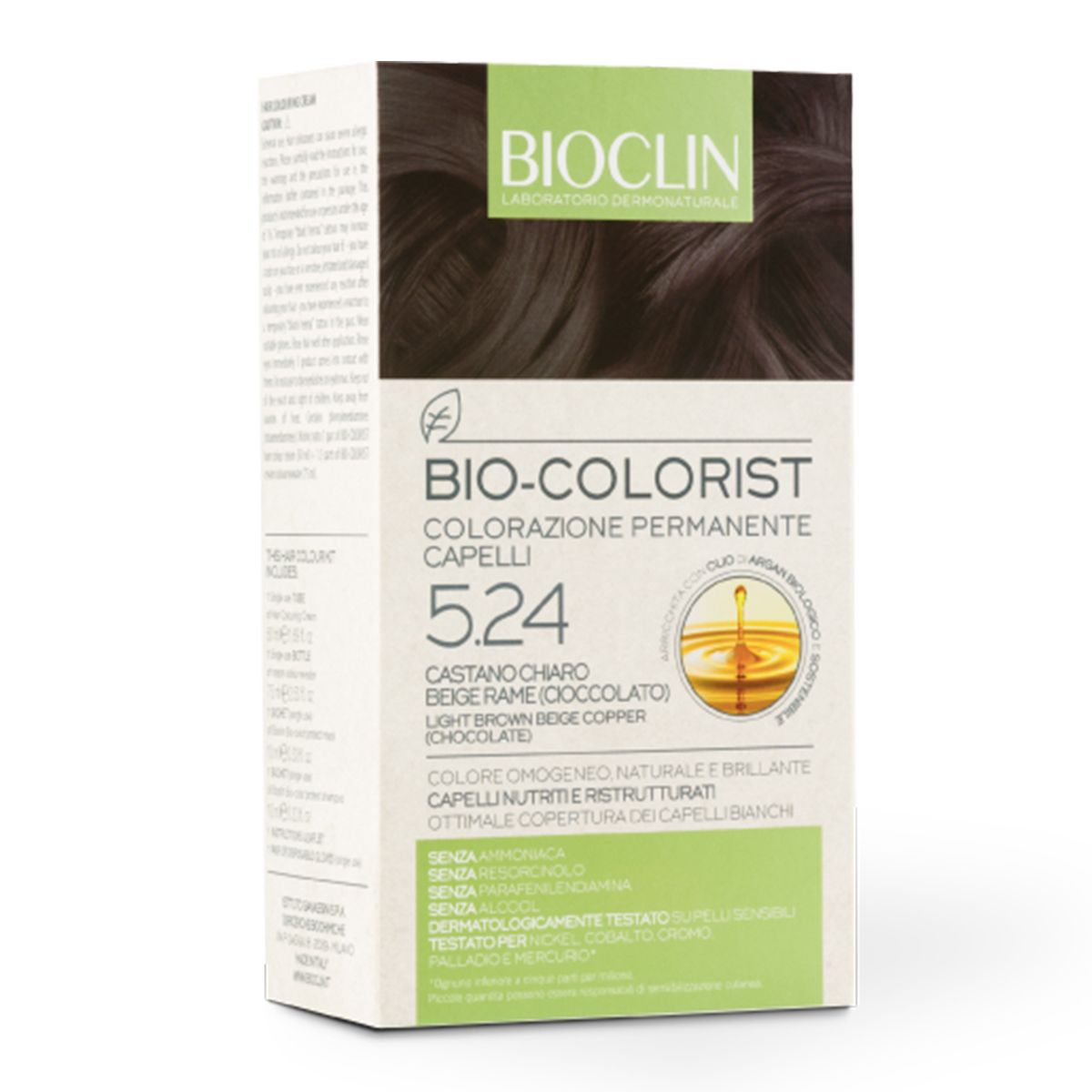 Bioclin Bio-colorist 5.24 Castano Chiaro Beige Rame