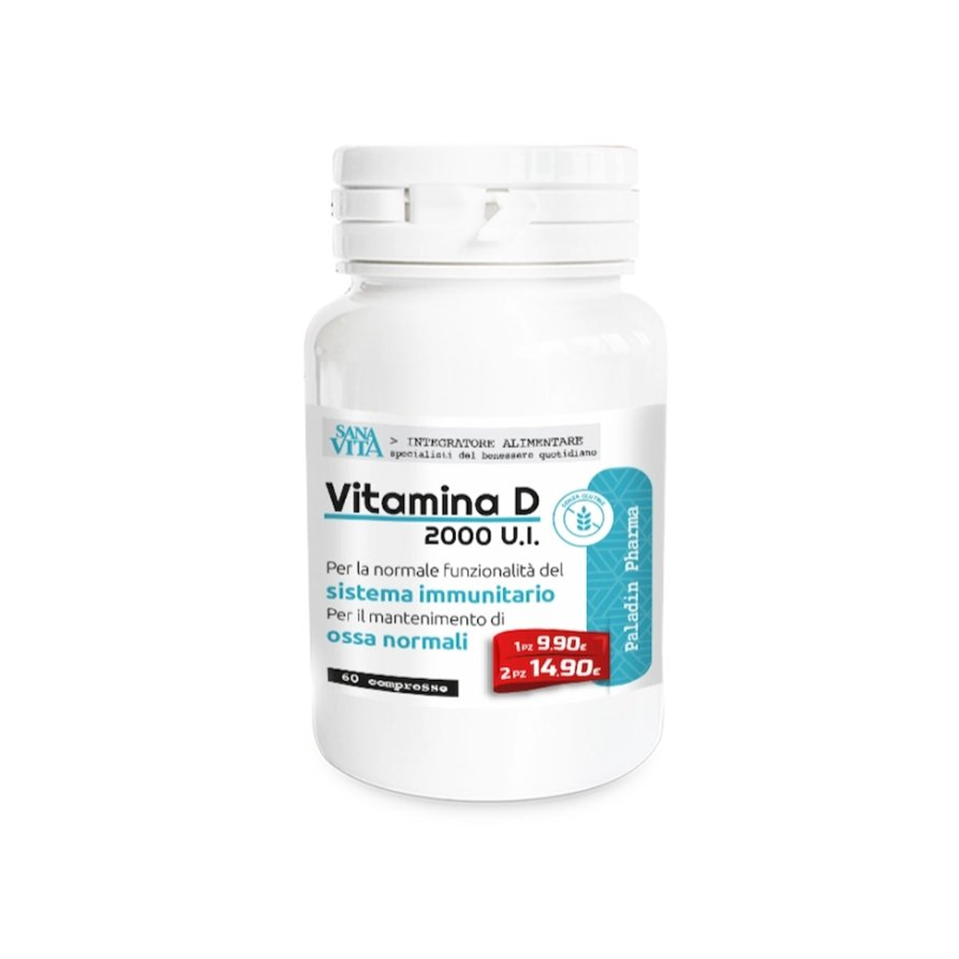 Sanavita Vitamina D 60 Compresse