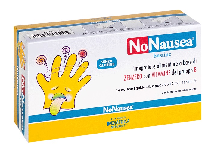 Nonausea Integratore Zenzero E Vitamine Del Gruppo B 14 Bustine