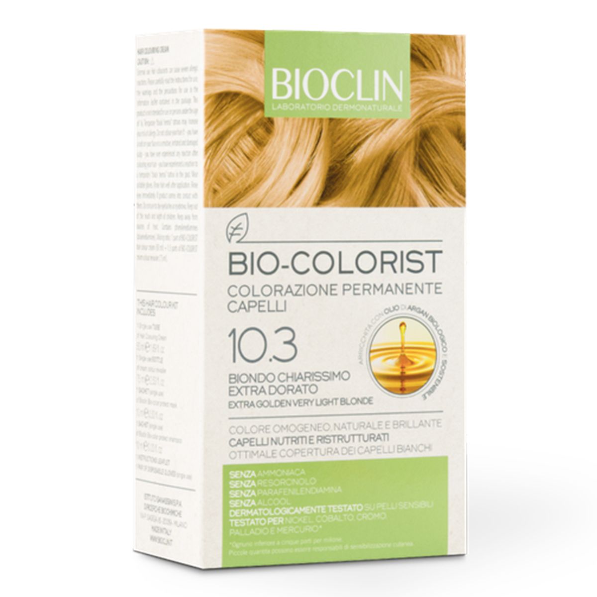 Bioclin Bio-colorist 10.3 Biondo Chiarissimo Extra Dorato