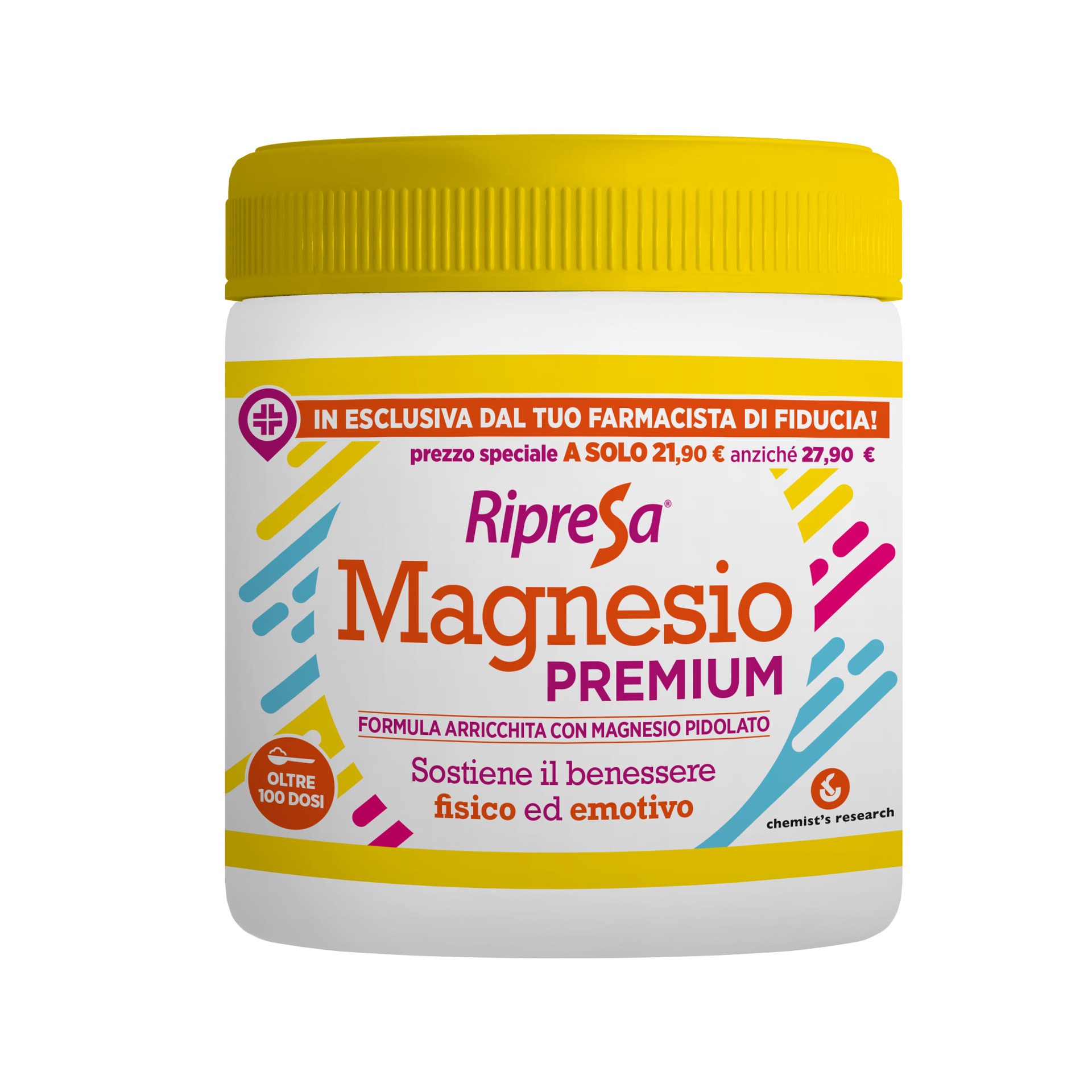 Ripresa Magnesio Premium Integratore Magnesio 300g