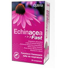 Optima Echinacea Fast Integratore Vie Respiratorie 20 Compresse