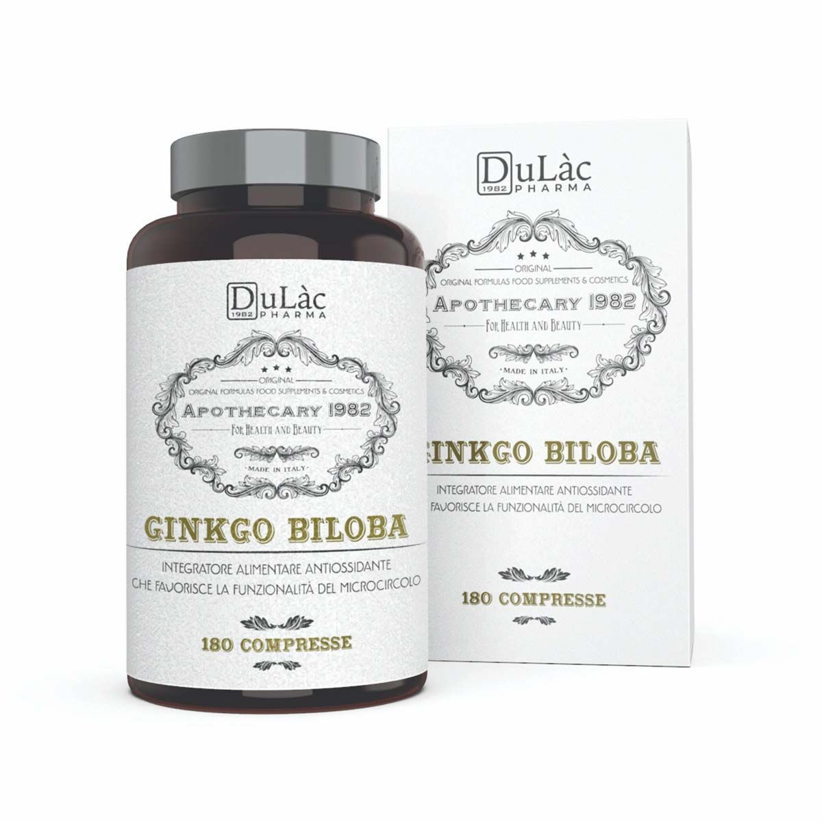 Apothecary Ginkgo Biloba Integratore Memoria E Concentrazione 180 Compresse