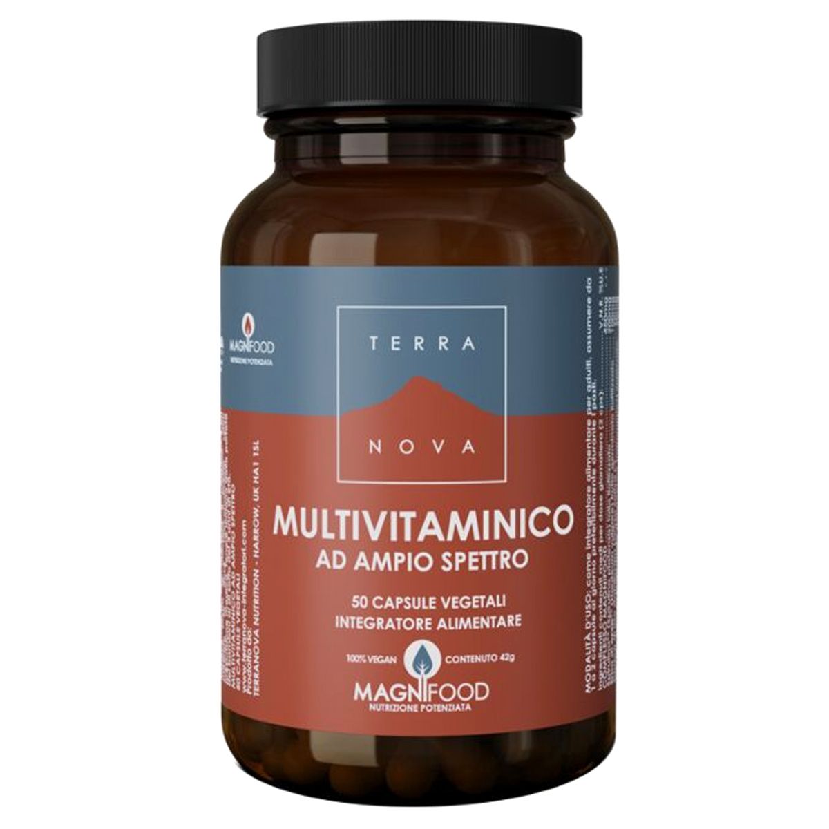 Terranova Complesso multivitamine Integratore Energetico 50 Capsule