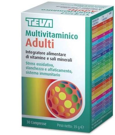 Teva multivitamine per Adulti 30 Compresse