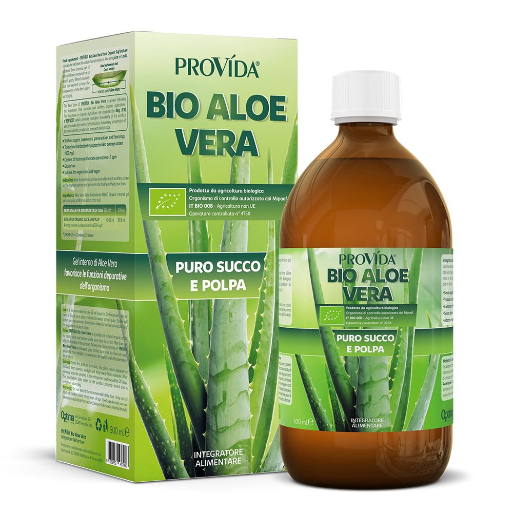 Provida Bio Aloe Vera Puro Succo E Polpa 500ml