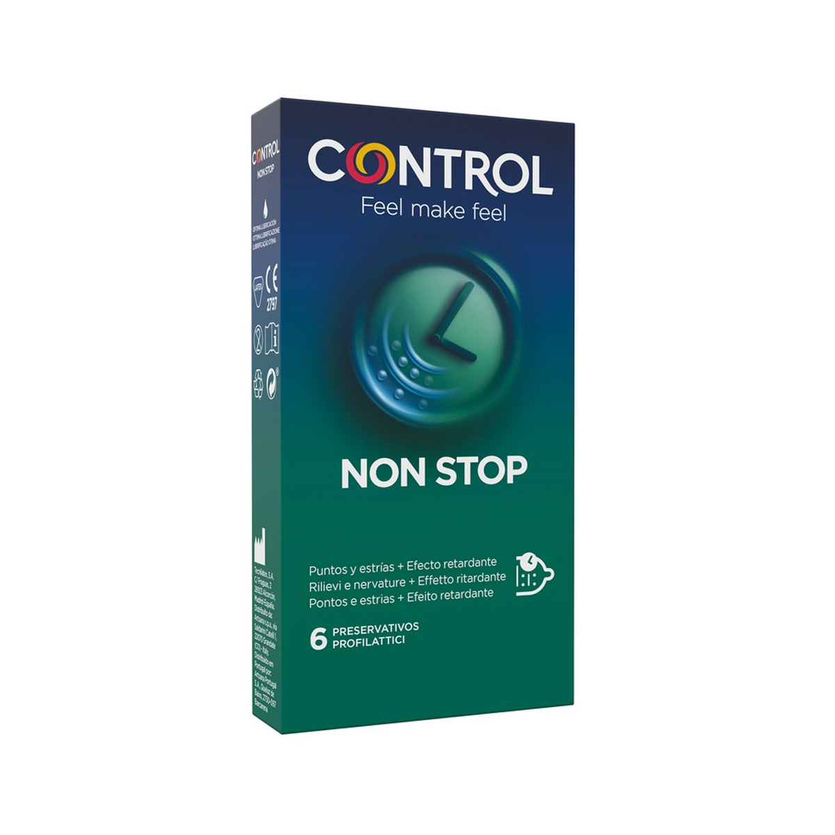 Control Non Stop Dots E Lines 6 Preservativi