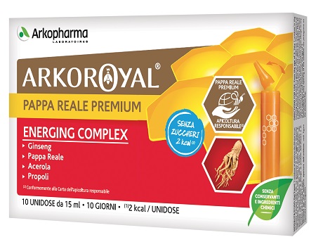 Arkoroyal Energing Complex Integratore Energetico 10 Flaconcini