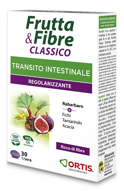 Frutta E Fibre Classico Regolarizzante integratore salute intestinale 30 Compresse