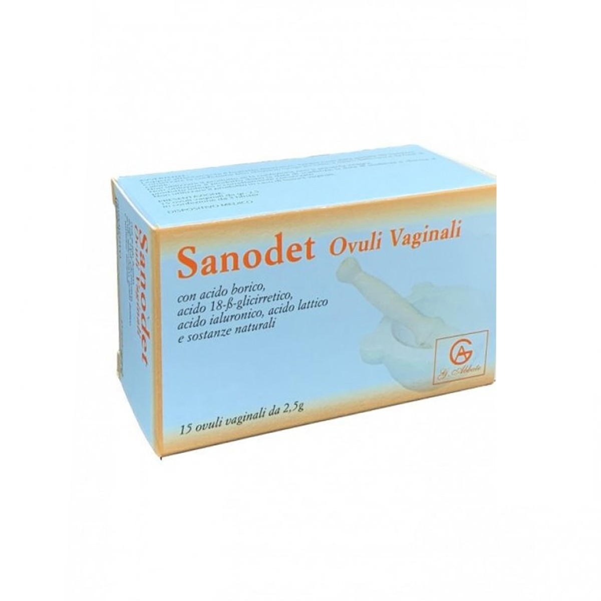 image - 939983425 - Sanodet &egrave; un dispositivo medico in ovuli vaginali da 2,5 g, indicato per ripristinare le difese naturali e la flora lattobacillare della cavit&agrave; vaginale. - 4866760_2.jpg